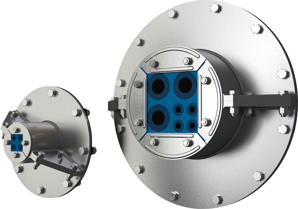 Roxtec R-gjennomføring med SLFO/RI