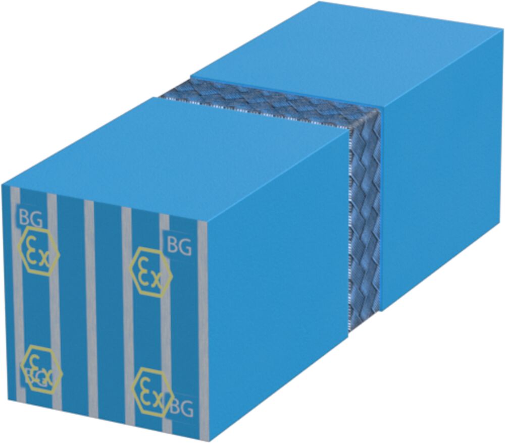 Roxtec RM BG™ Ex solid compensation module | Roxtec Inc US